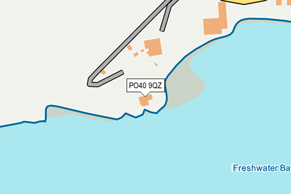 PO40 9QZ map - OS OpenMap – Local (Ordnance Survey)