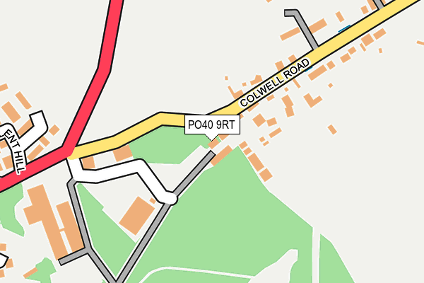 PO40 9RT map - OS OpenMap – Local (Ordnance Survey)