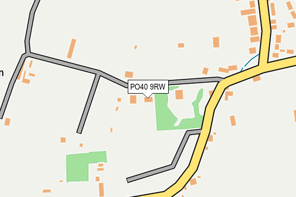 PO40 9RW map - OS OpenMap – Local (Ordnance Survey)