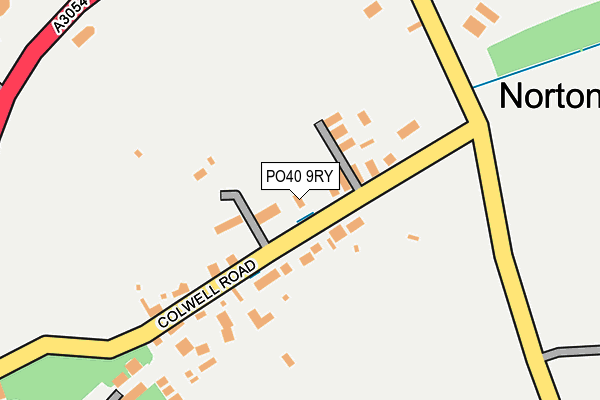 PO40 9RY map - OS OpenMap – Local (Ordnance Survey)