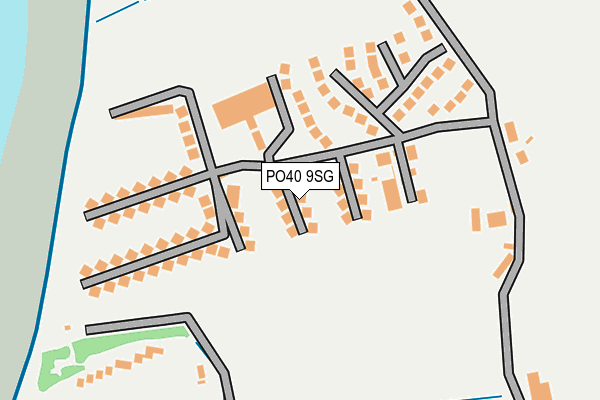 PO40 9SG map - OS OpenMap – Local (Ordnance Survey)