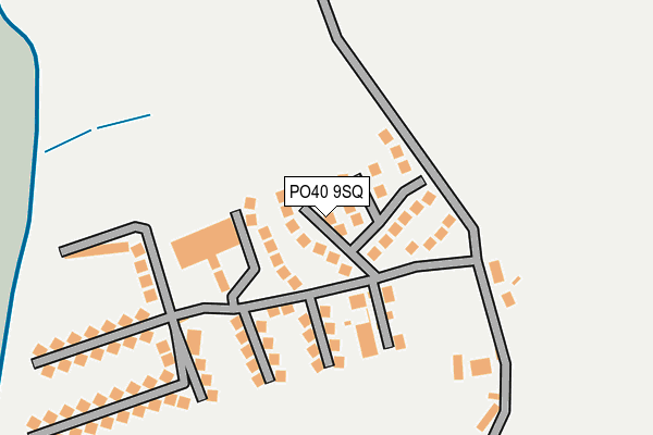 PO40 9SQ map - OS OpenMap – Local (Ordnance Survey)