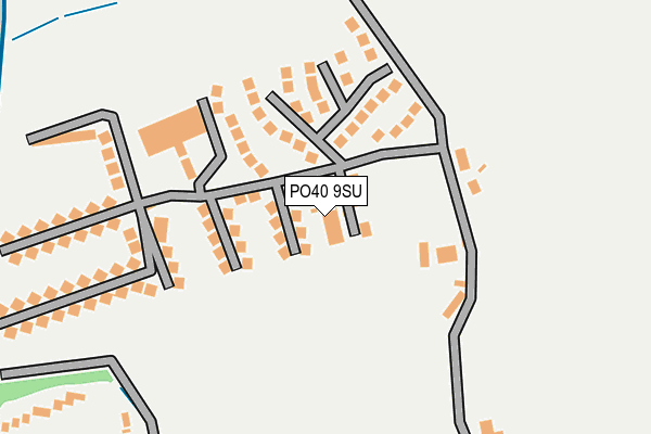 PO40 9SU map - OS OpenMap – Local (Ordnance Survey)