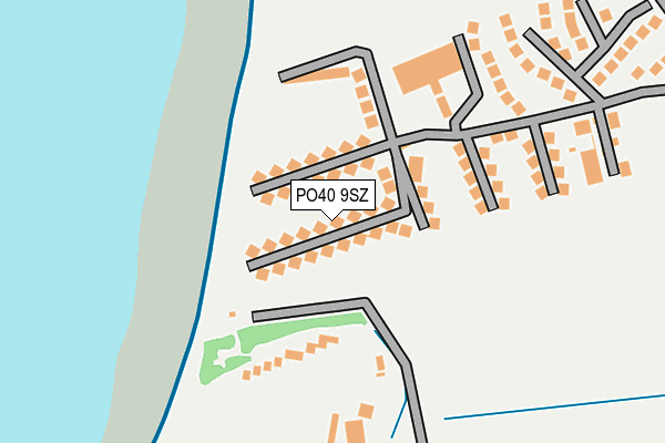 PO40 9SZ map - OS OpenMap – Local (Ordnance Survey)