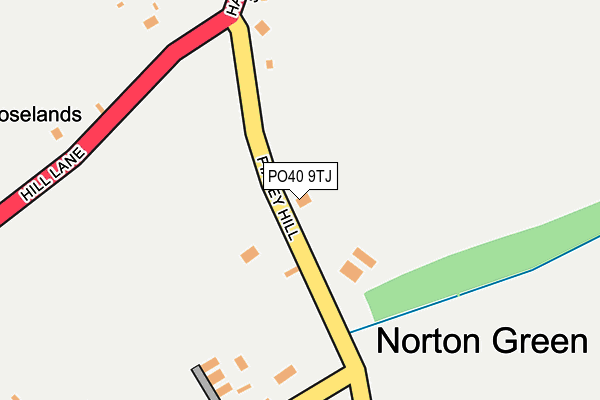 PO40 9TJ map - OS OpenMap – Local (Ordnance Survey)