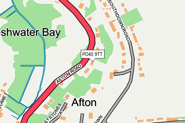 PO40 9TT map - OS OpenMap – Local (Ordnance Survey)