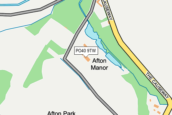 PO40 9TW map - OS OpenMap – Local (Ordnance Survey)