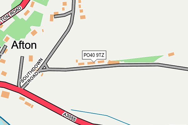 PO40 9TZ map - OS OpenMap – Local (Ordnance Survey)