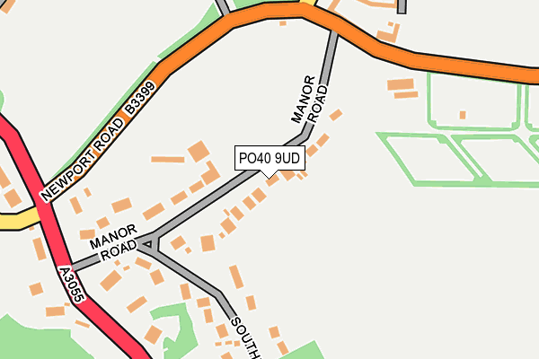 PO40 9UD map - OS OpenMap – Local (Ordnance Survey)