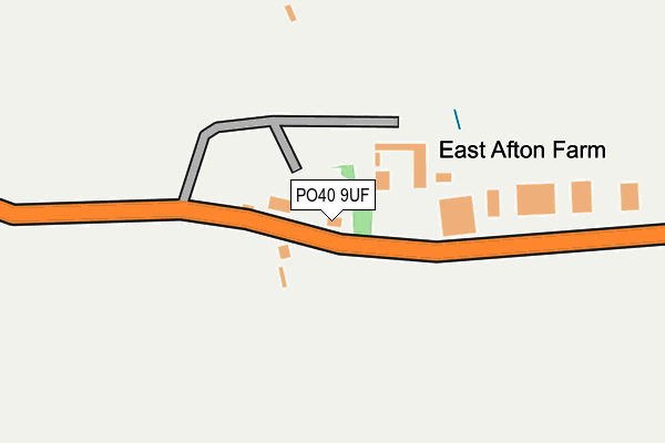 PO40 9UF map - OS OpenMap – Local (Ordnance Survey)