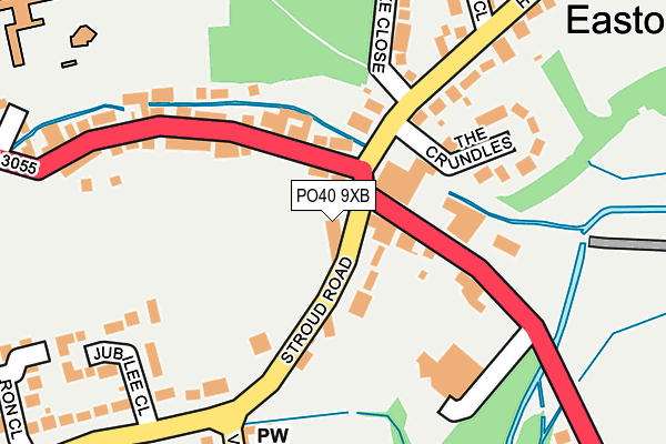 PO40 9XB map - OS OpenMap – Local (Ordnance Survey)