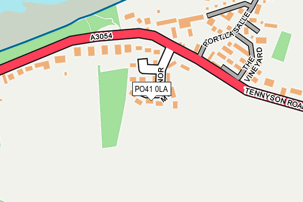 PO41 0LA map - OS OpenMap – Local (Ordnance Survey)