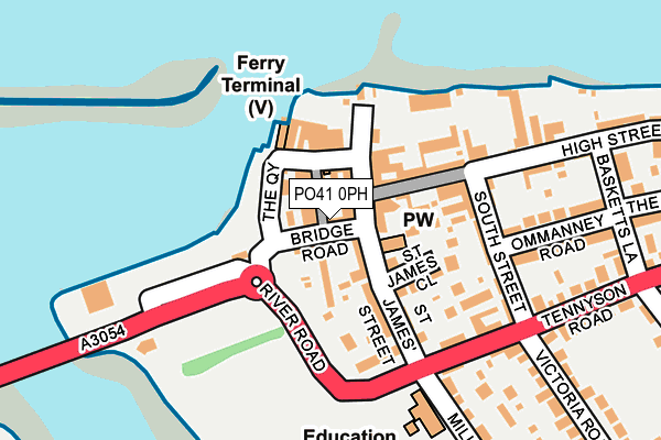 PO41 0PH map - OS OpenMap – Local (Ordnance Survey)