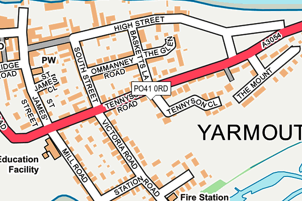 PO41 0RD map - OS OpenMap – Local (Ordnance Survey)