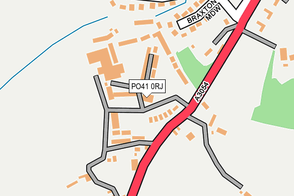 PO41 0RJ map - OS OpenMap – Local (Ordnance Survey)