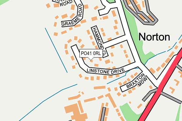 PO41 0RL map - OS OpenMap – Local (Ordnance Survey)