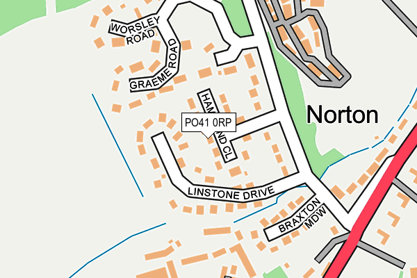 PO41 0RP map - OS OpenMap – Local (Ordnance Survey)