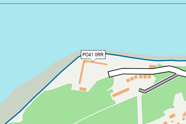 PO41 0RR map - OS OpenMap – Local (Ordnance Survey)