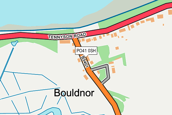 PO41 0SH map - OS OpenMap – Local (Ordnance Survey)