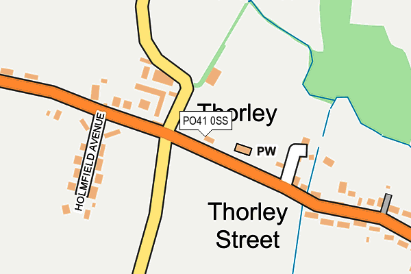 PO41 0SS map - OS OpenMap – Local (Ordnance Survey)