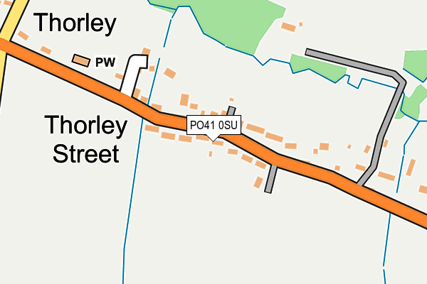 PO41 0SU map - OS OpenMap – Local (Ordnance Survey)