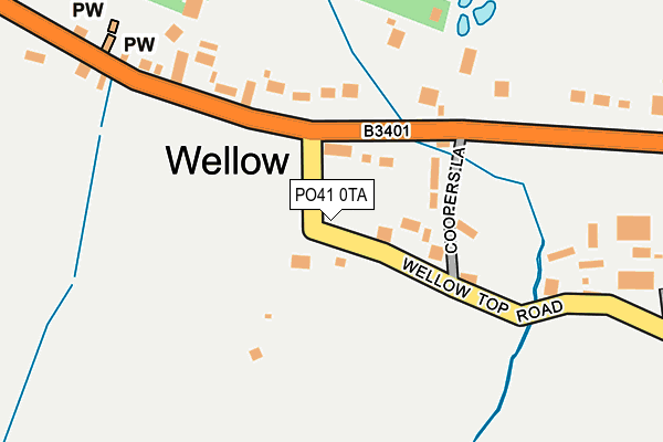 PO41 0TA map - OS OpenMap – Local (Ordnance Survey)