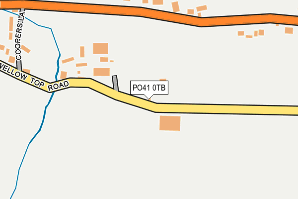 PO41 0TB map - OS OpenMap – Local (Ordnance Survey)