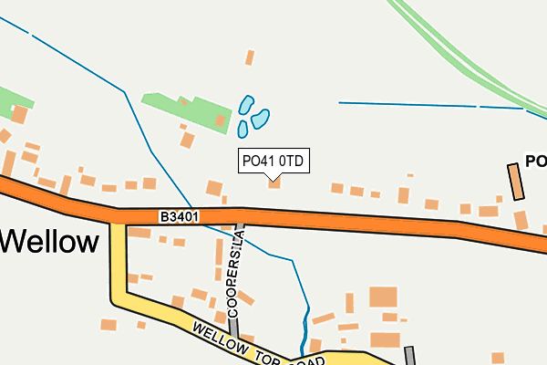 PO41 0TD map - OS OpenMap – Local (Ordnance Survey)
