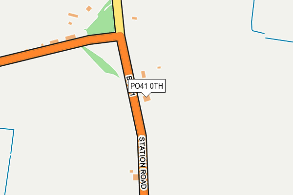 PO41 0TH map - OS OpenMap – Local (Ordnance Survey)