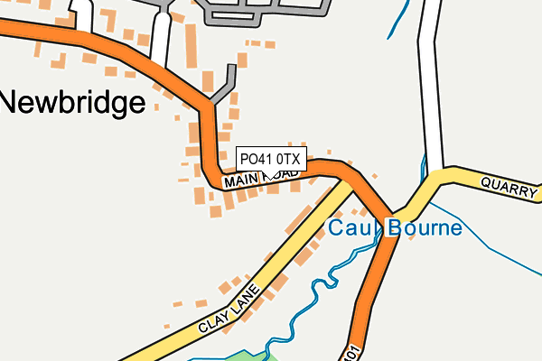 PO41 0TX map - OS OpenMap – Local (Ordnance Survey)