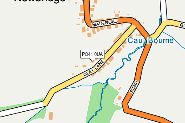 PO41 0UA map - OS OpenMap – Local (Ordnance Survey)