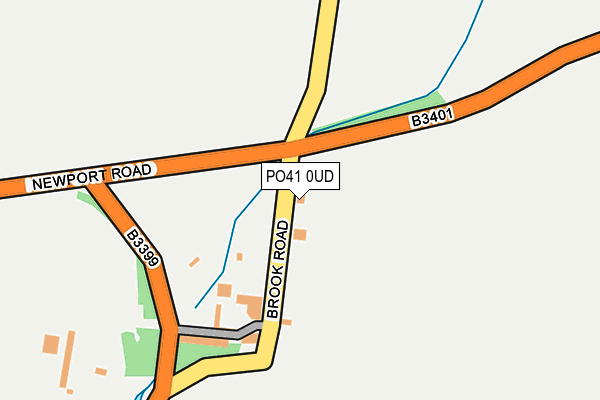 PO41 0UD map - OS OpenMap – Local (Ordnance Survey)