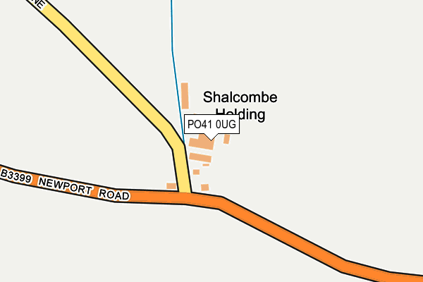 PO41 0UG map - OS OpenMap – Local (Ordnance Survey)