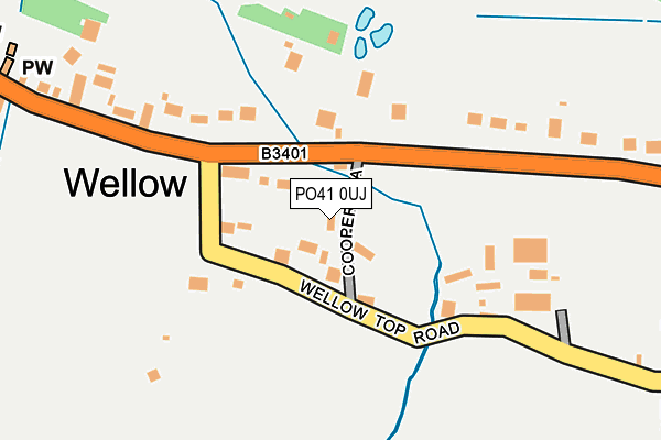 PO41 0UJ map - OS OpenMap – Local (Ordnance Survey)