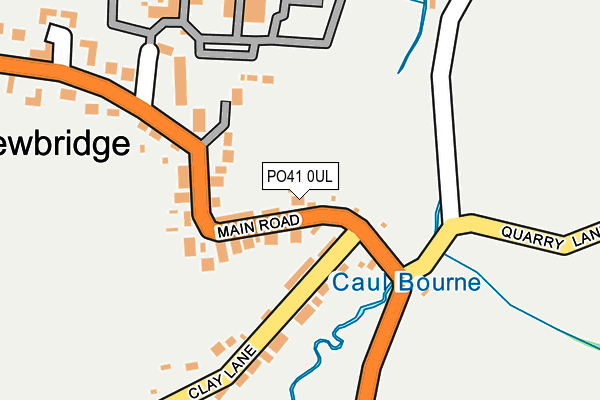 PO41 0UL map - OS OpenMap – Local (Ordnance Survey)