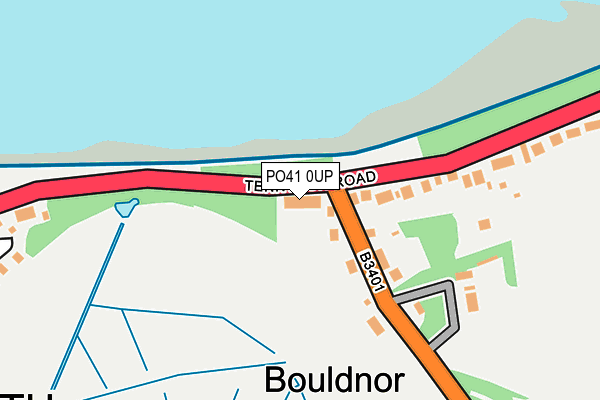 PO41 0UP map - OS OpenMap – Local (Ordnance Survey)