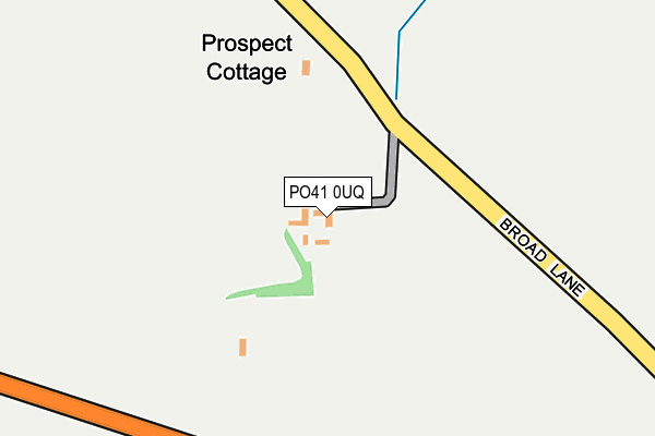 PO41 0UQ map - OS OpenMap – Local (Ordnance Survey)