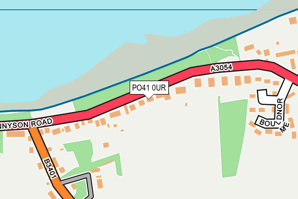 PO41 0UR map - OS OpenMap – Local (Ordnance Survey)