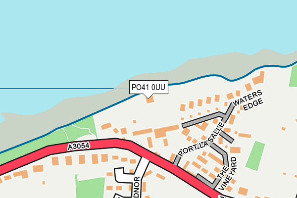 PO41 0UU map - OS OpenMap – Local (Ordnance Survey)