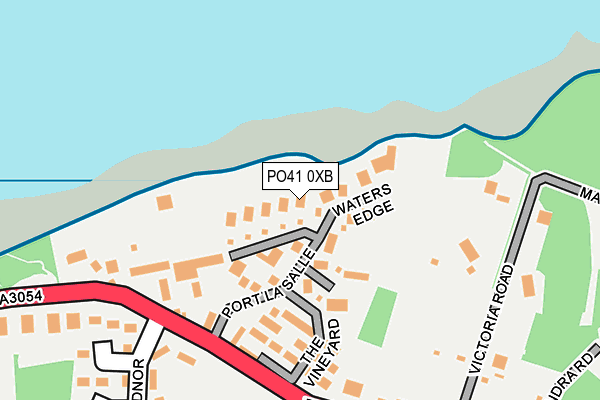 PO41 0XB map - OS OpenMap – Local (Ordnance Survey)