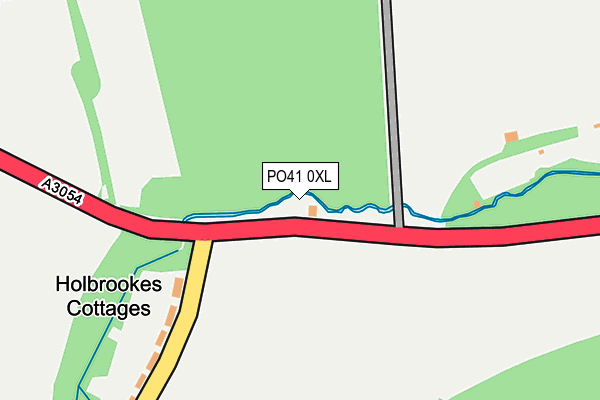 PO41 0XL map - OS OpenMap – Local (Ordnance Survey)