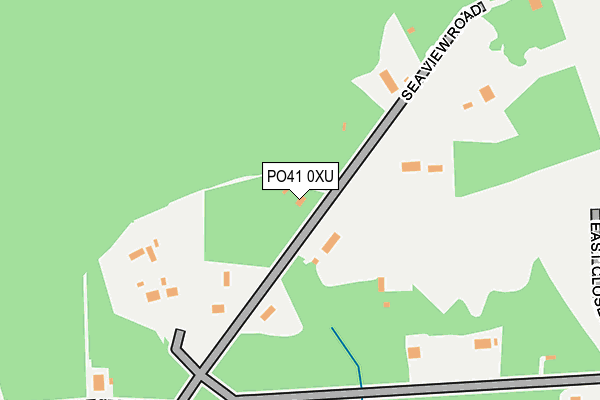PO41 0XU map - OS OpenMap – Local (Ordnance Survey)