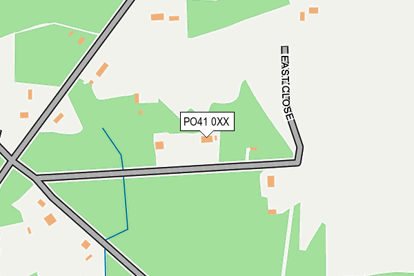 PO41 0XX map - OS OpenMap – Local (Ordnance Survey)