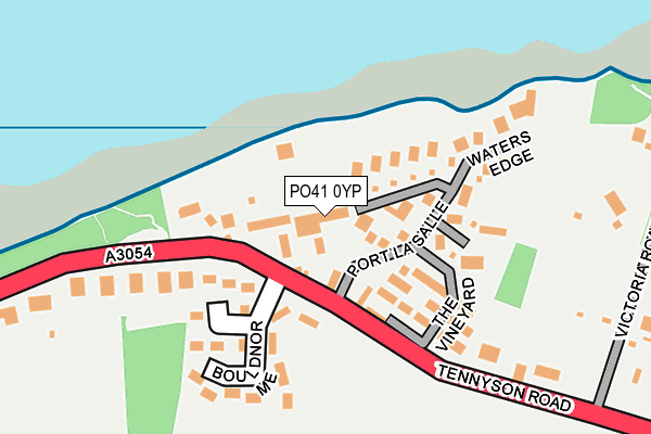 PO41 0YP map - OS OpenMap – Local (Ordnance Survey)