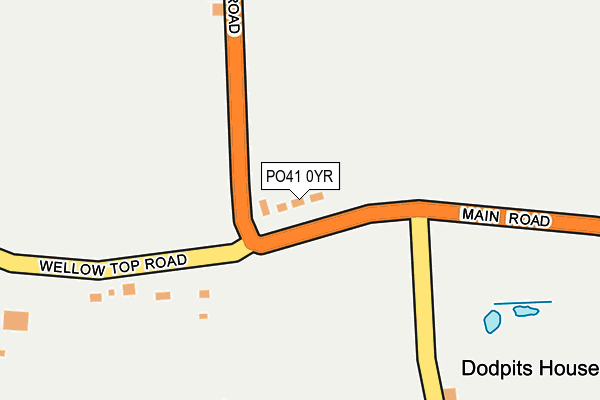 PO41 0YR map - OS OpenMap – Local (Ordnance Survey)