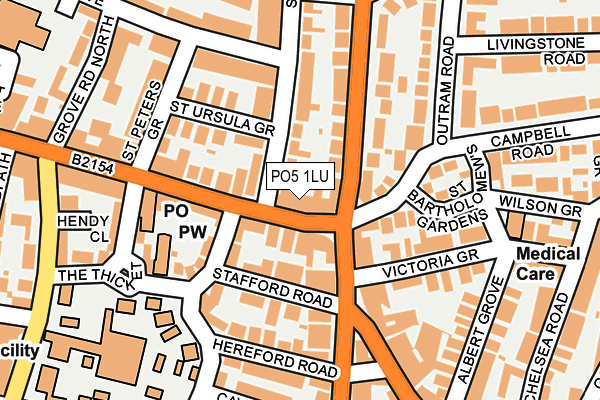 Map of HUTCHINSON CHAMBERS LTD at local scale