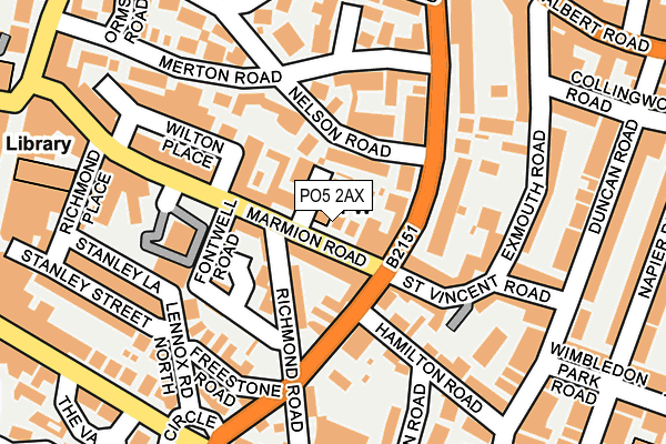 Map of 18 PORTLAND PLACE (BRIGHTON) MANAGEMENT LIMITED at local scale