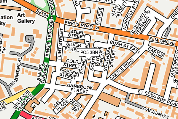 PO5 3BN map - OS OpenMap – Local (Ordnance Survey)