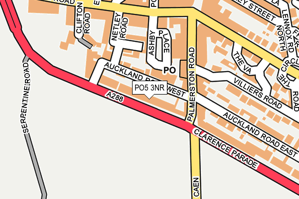 PO5 3NR map - OS OpenMap – Local (Ordnance Survey)