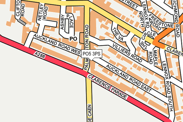 PO5 3PS map - OS OpenMap – Local (Ordnance Survey)